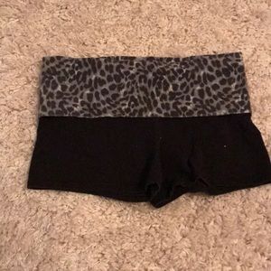 Black PINK Yoga Shorts